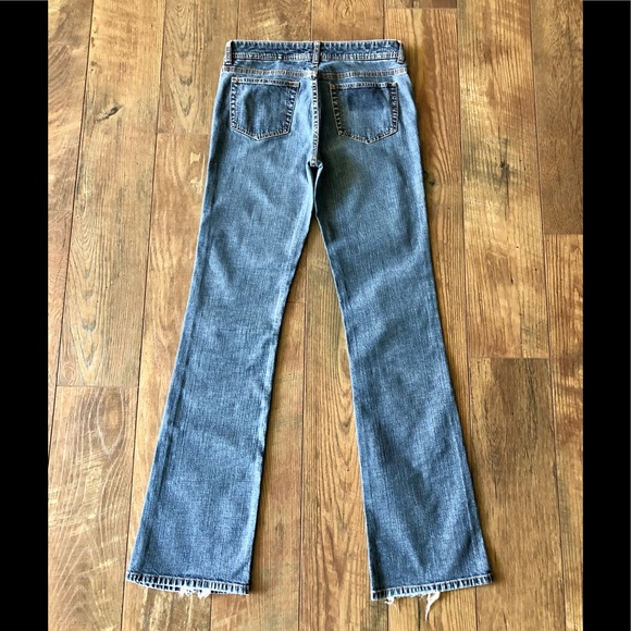 Victoria’s Secret VTG 90's mid rise booty lift panel boot cut jean Size 6/32.5 - Picture 10 of 12